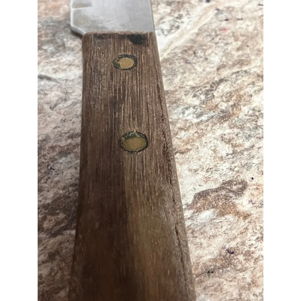 Kiwi Brand Stainless Steel Paring Knife Wood Handle 10
